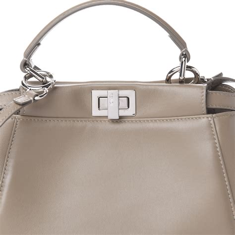 fendi mini peekaboo dove pink|fendi nappa mini peekaboo.